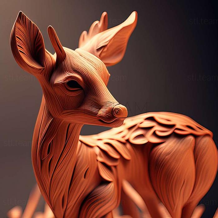 3D model HunterBambi (STL)